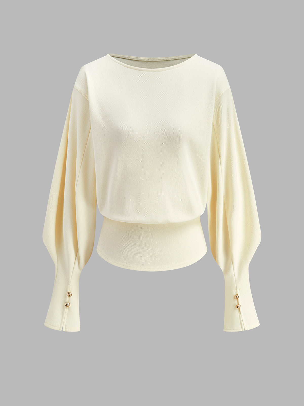 Çan Kollu Sıkıştırılmış Sweat