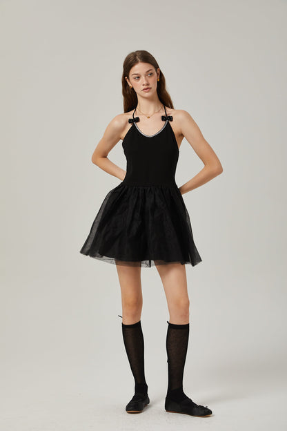 Juliette tül mini elbise