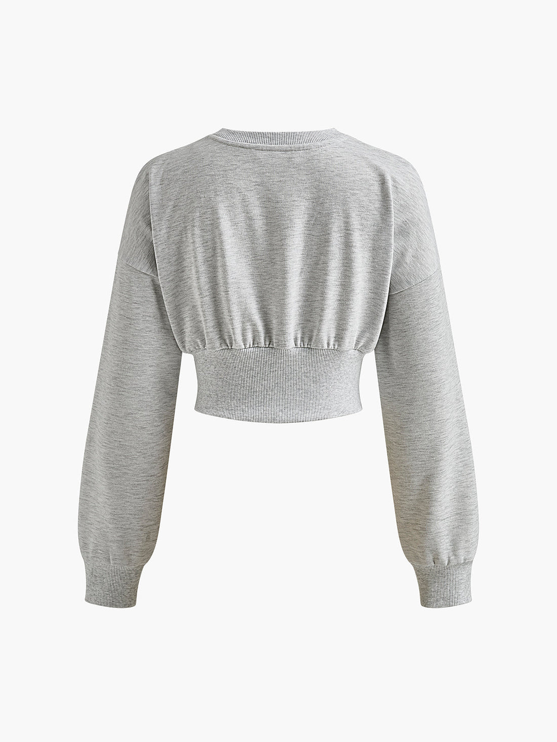 Pamuklu Pileli Sweatshirt