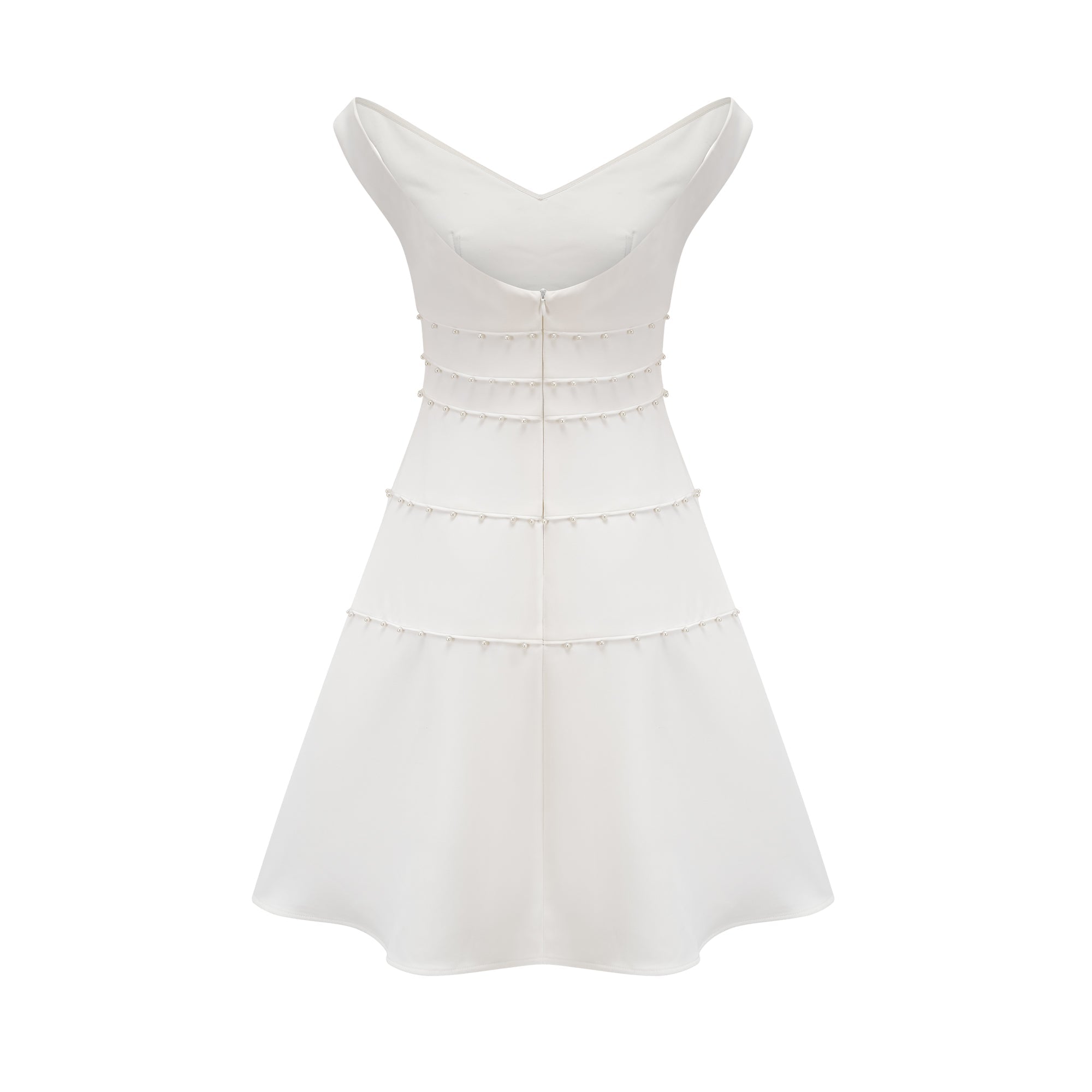 Priscille inci mini elbise