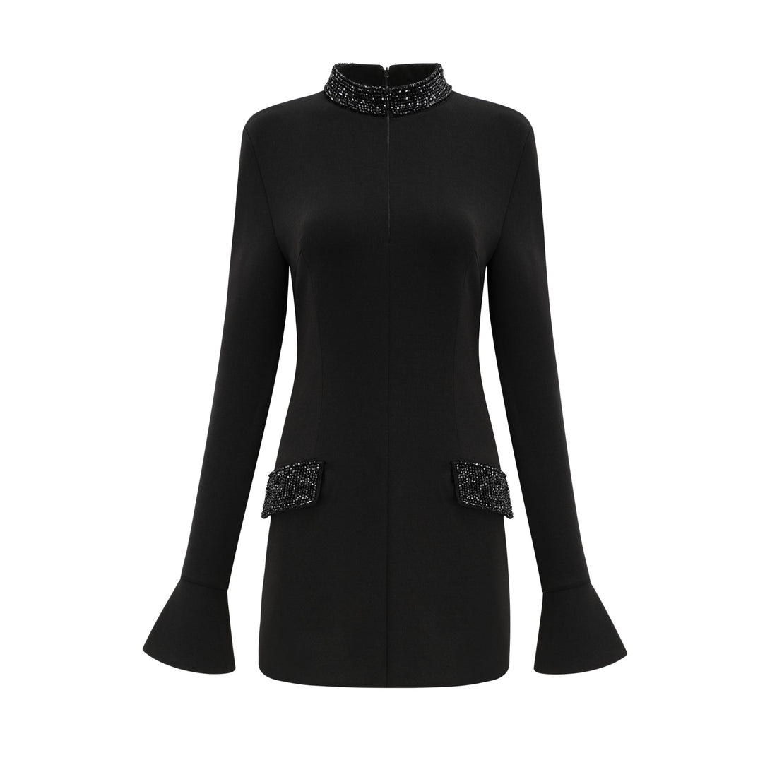 Gaëlle süsleme mini elbise